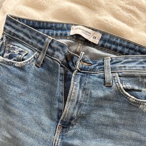 Just black denim jeans
